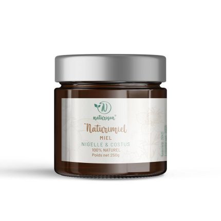 Naturimiel, miel coranisé à la nigelle et au costus indien, pot 250g Naturison®